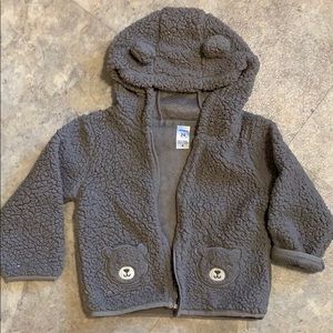 Fleece zip up jacket